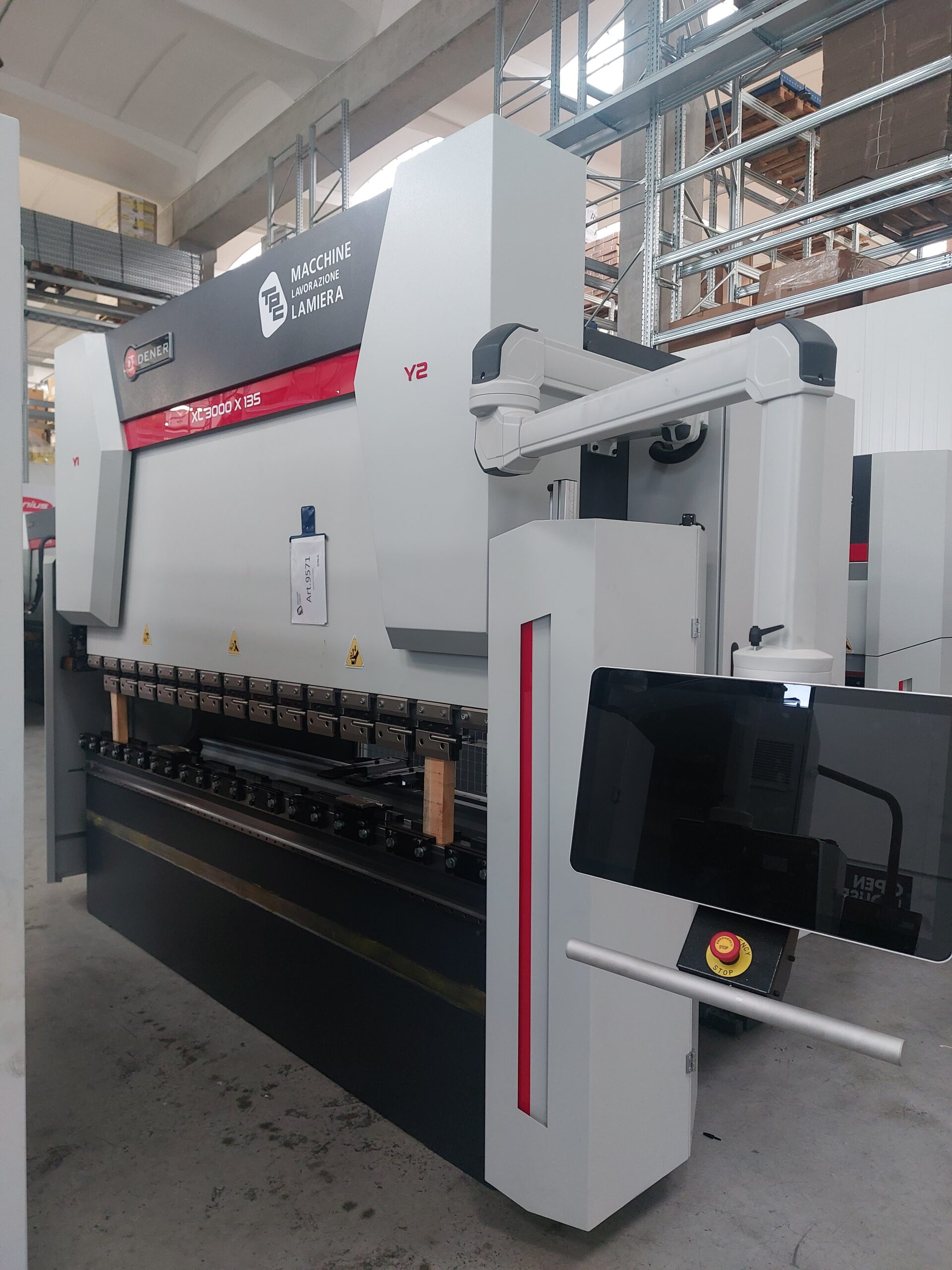 Pressa Piegetrice Nuova DENER XL 3020×135 Ton Esa 875 nr.6 Assi