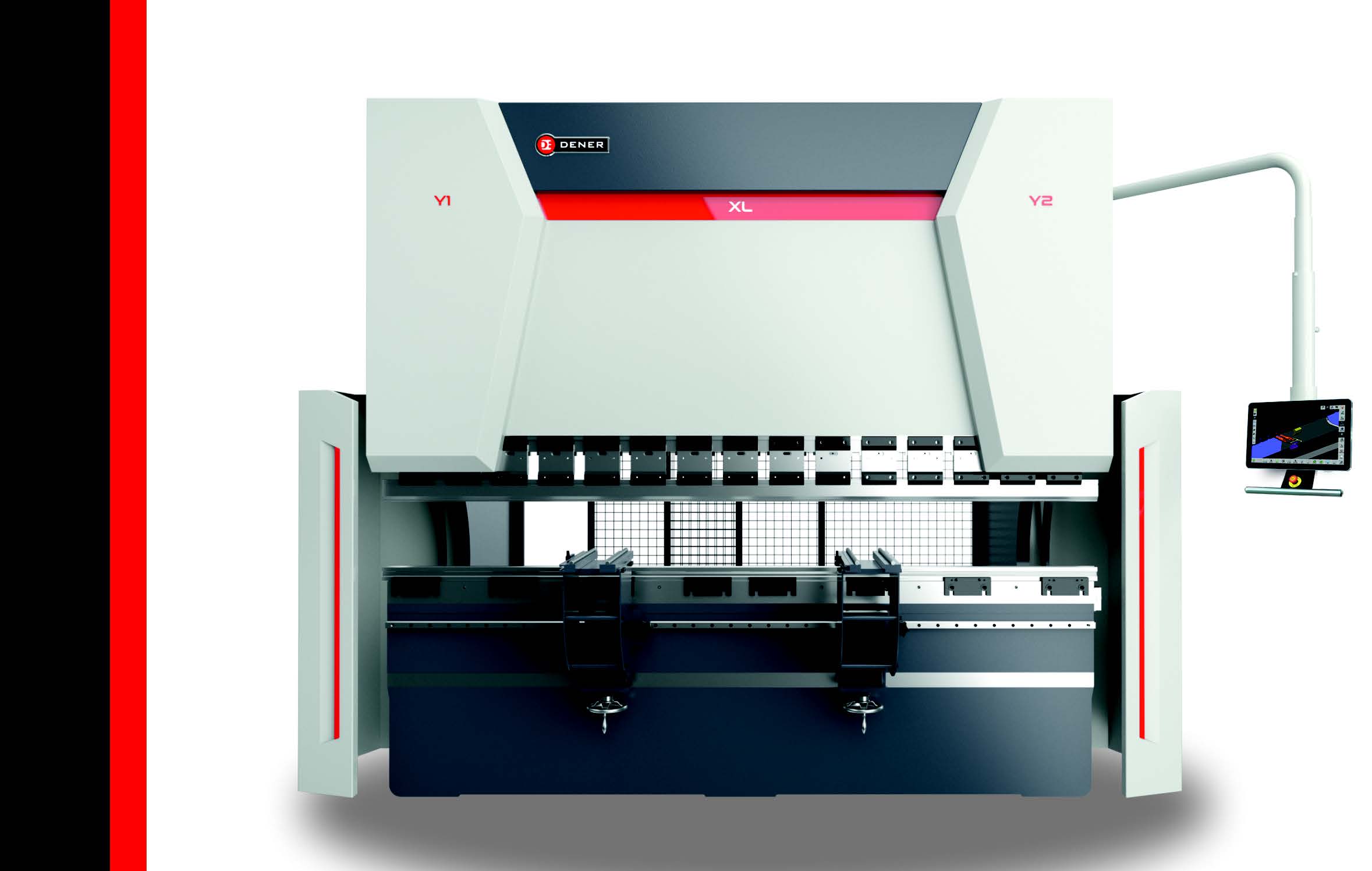 Pressa piegatrice idraulica mod. XL CNC ESA 875 fino a nr. 8 assi controllati