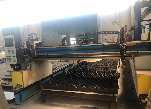 Ossitaglio 6000×2500 mm 2 cannelli spessore max 150 mm