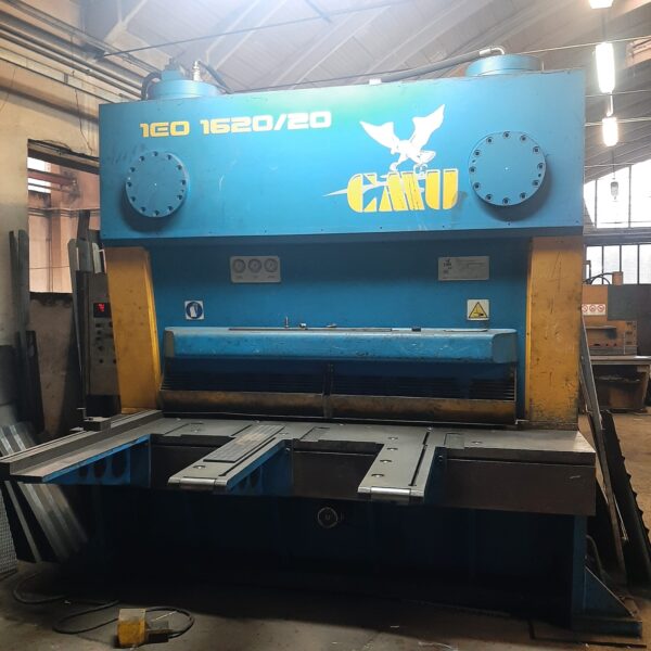 Cesoia a ghigliottina meccanica 1600×20 mm