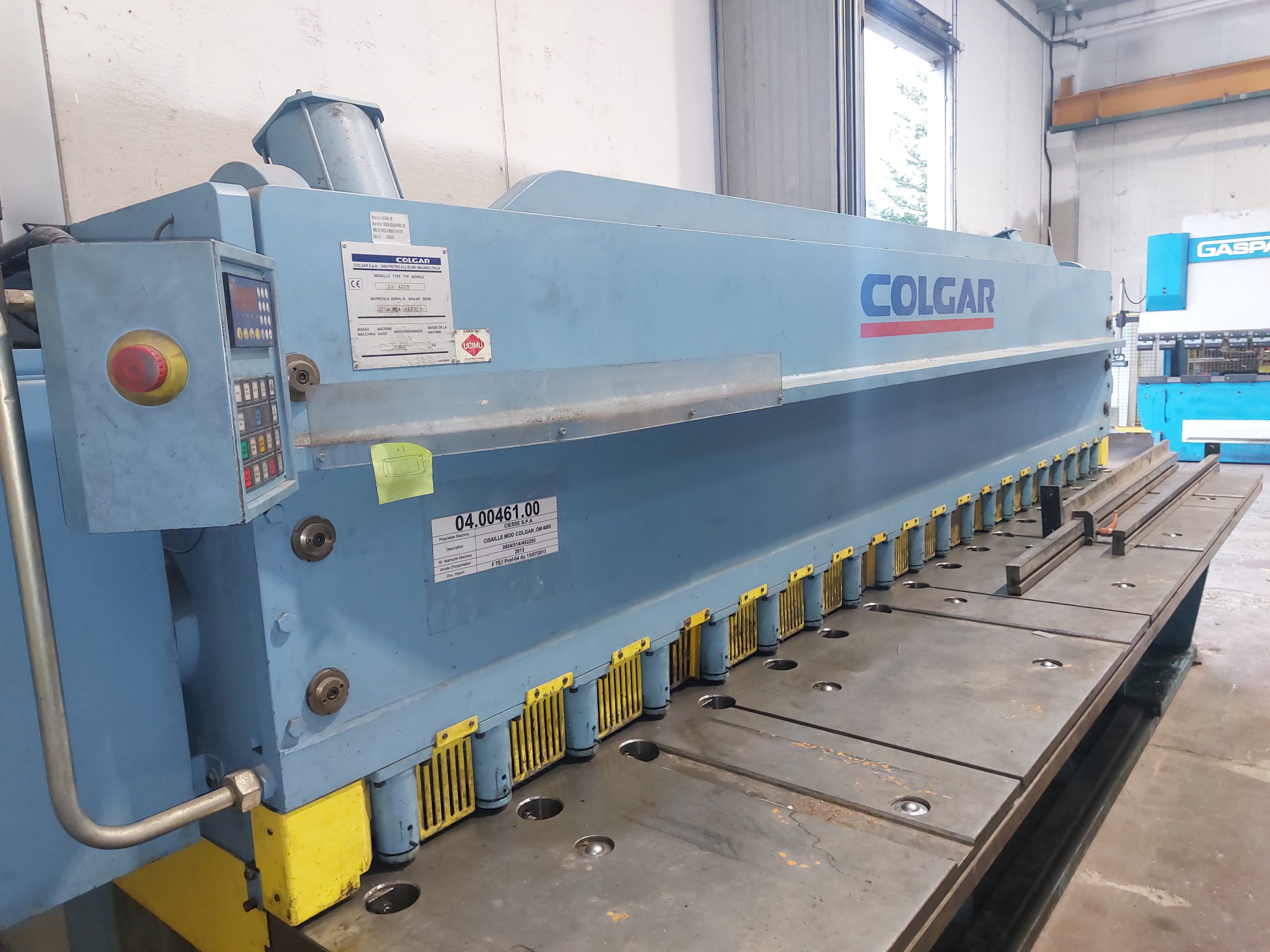 Cesoia a ghigliottina meccanica Colgar CM 4005 – 4000×5 mm