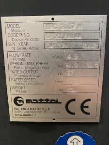 Compressore Rotativo Mattei ERC 2037H