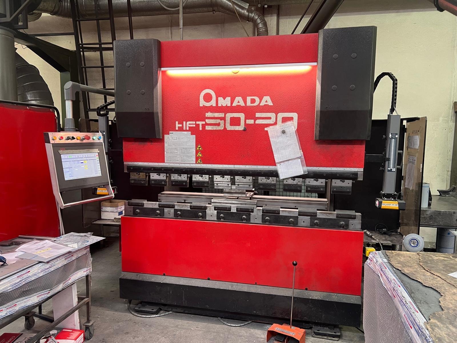 Pressa Piegatrice Idraulica Amada 2000×50 ton modello HFT 50-20