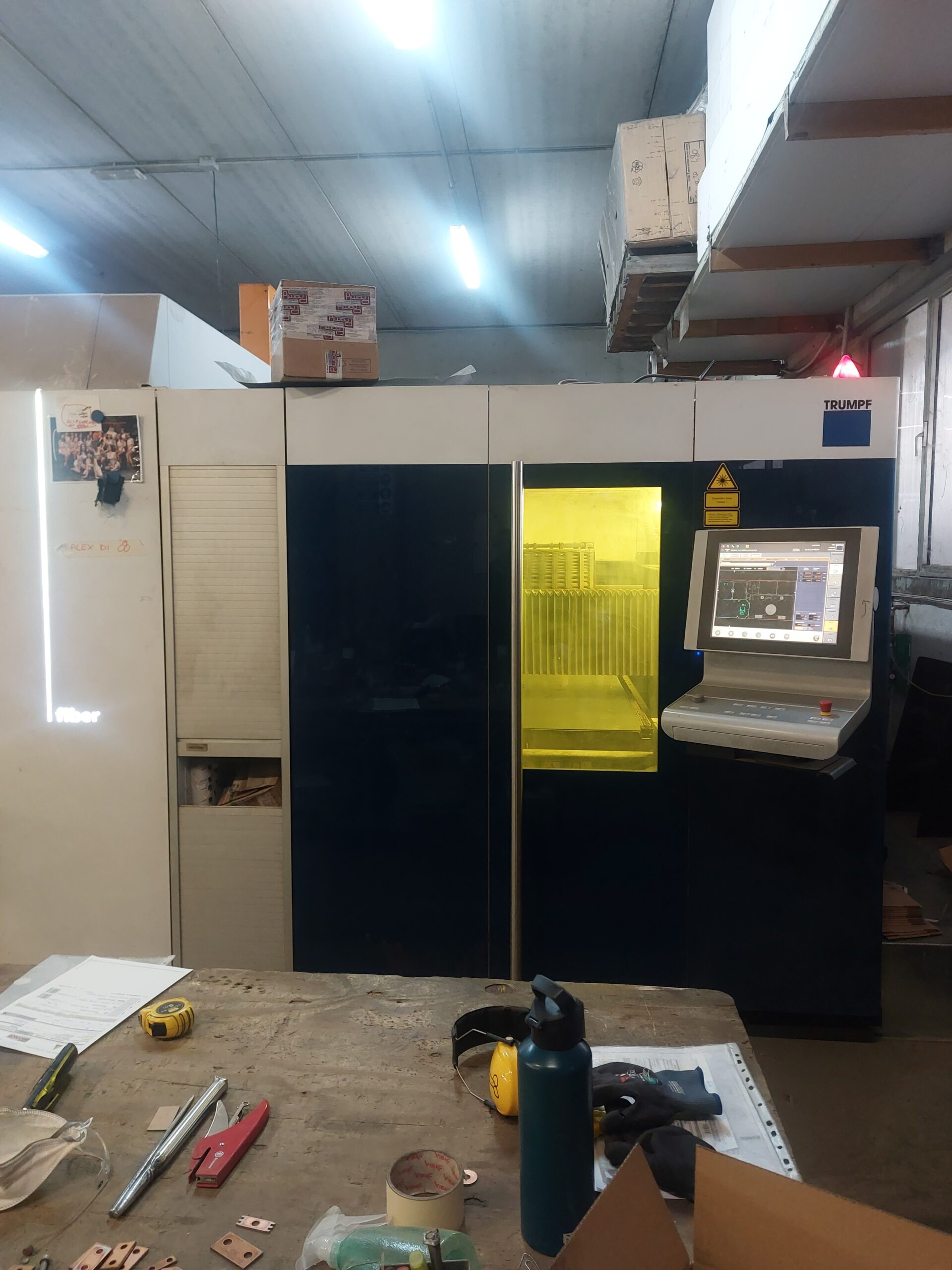 Taglio Laser Fibra Trumpf Trulaser 3030 (L49) Fiber – 1500×3000 mm Potenza 3000 W