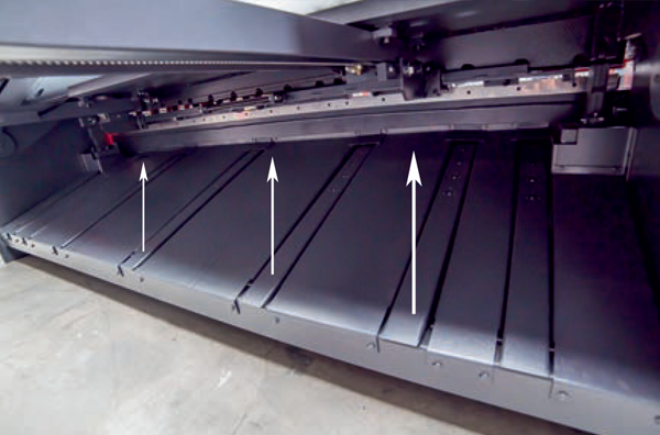 Sistema di supporto pneumatica dei laminati